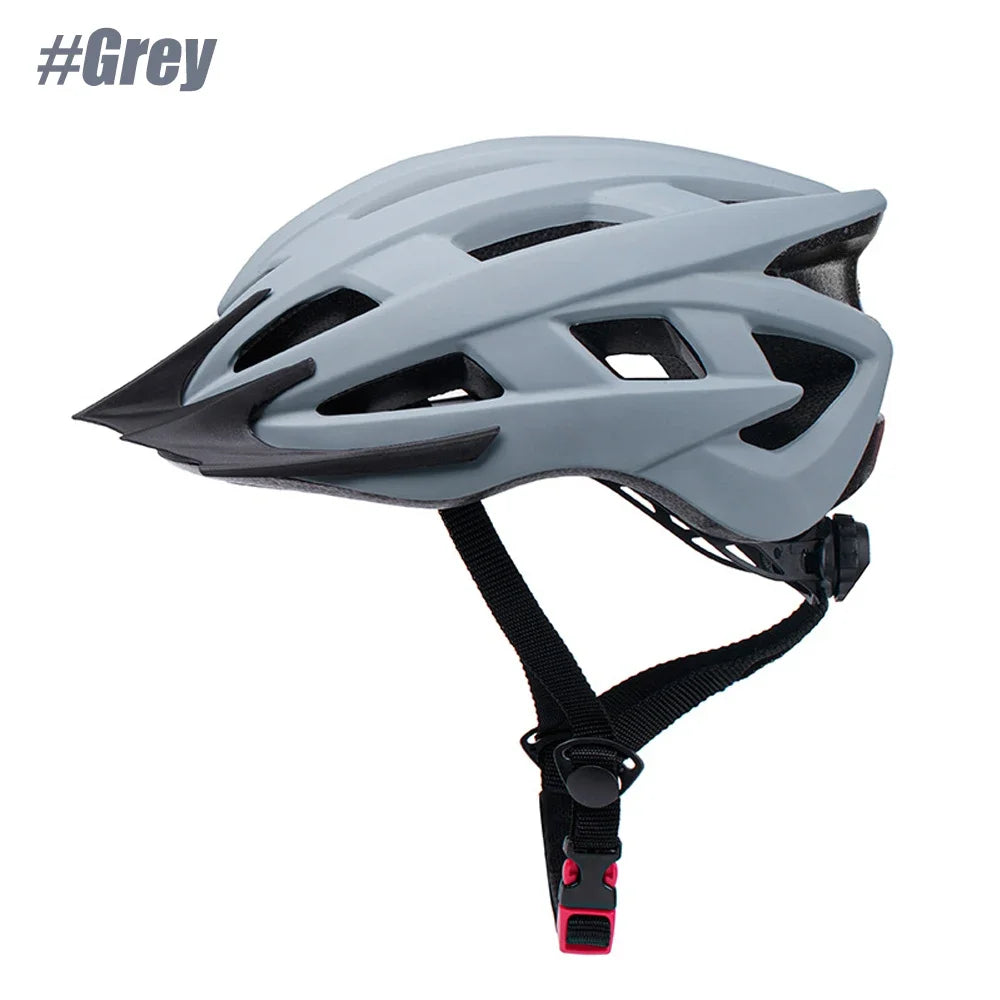 Bike Helmet for Adults - Lightweight with Adjustable Side & Chin Strap, Fits 58-62cm, Men & Women Cycling Accessories