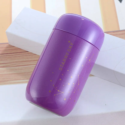 200ml Travel Coffee Mug - Mini Sport Vacuum Stainless Steel Cup, BPA-Free, Leakproof Thermos Water Bottle
