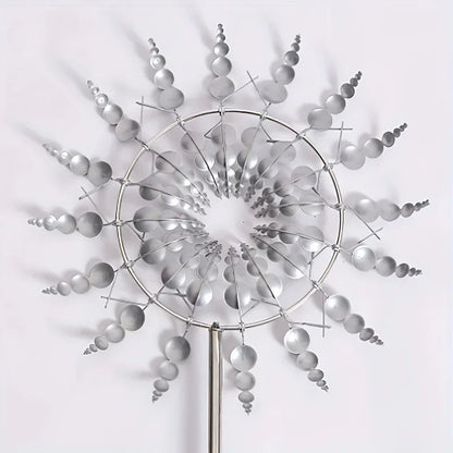 Creative Garden Windmill Decor — Unique Courtyard Lawn Kinetic Metal Rotator & Magical Wind Collector