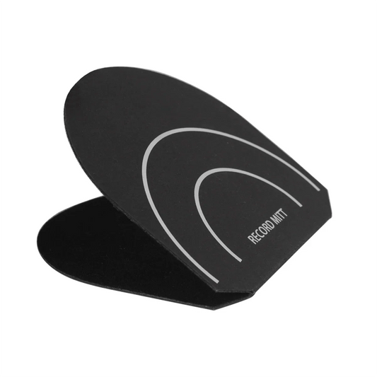 Record Cleaner Handler Mitt — Vinyl LP Disc Cleaning Pad for Fingerprint-Free Protection