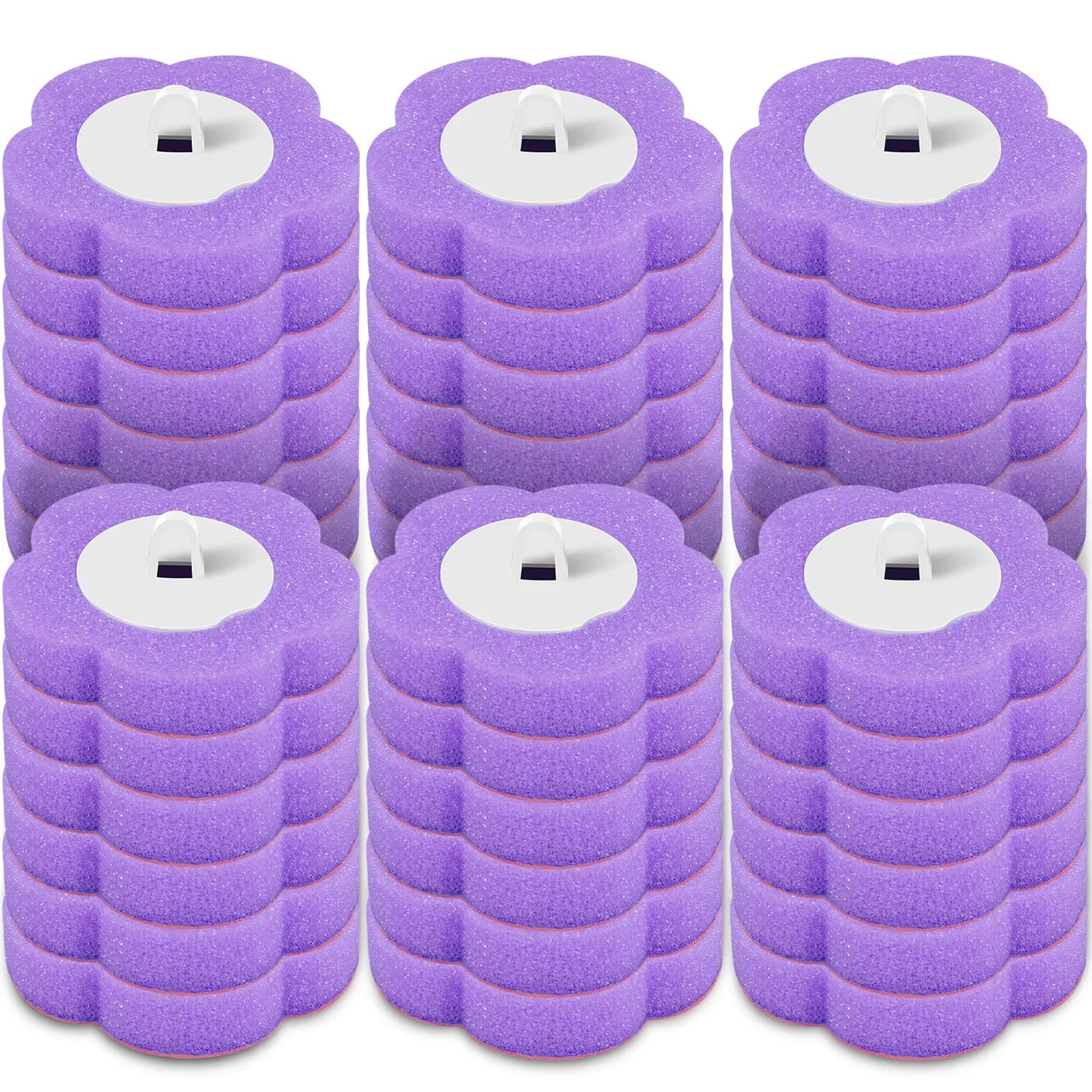18/36Pcs Disposable Toilet Brush Kit - Wall-Mounted Bathroom Cleaning Tool with Long Handle & Refill WC Accessories