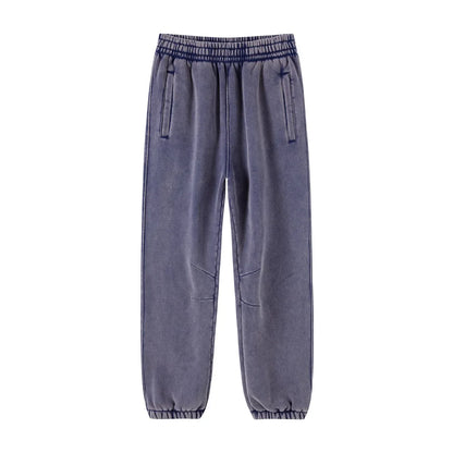 Batik Pattern Fleece Sweatpants – Cozy Casual Warm Pants