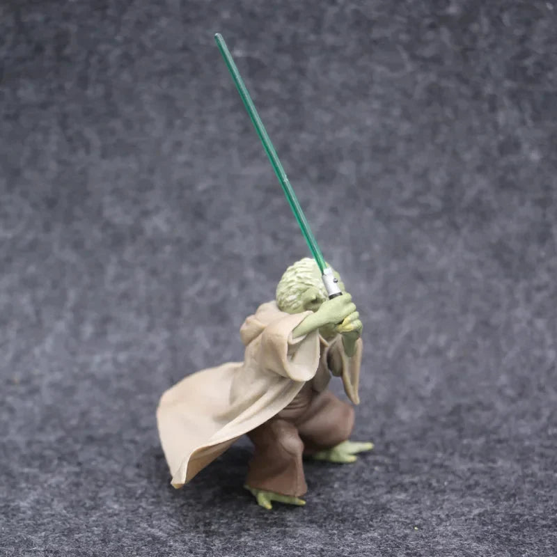 Star Wars Mandalorian Master Yoda Action Figure – Collectible Toy with Sword