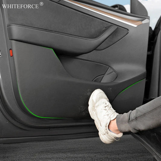 Tesla Model Y/3 2021-2023 Door Anti-Kick Protective Sticker – Soil-Proof & Anti-Scratch Side Door Mat Protector