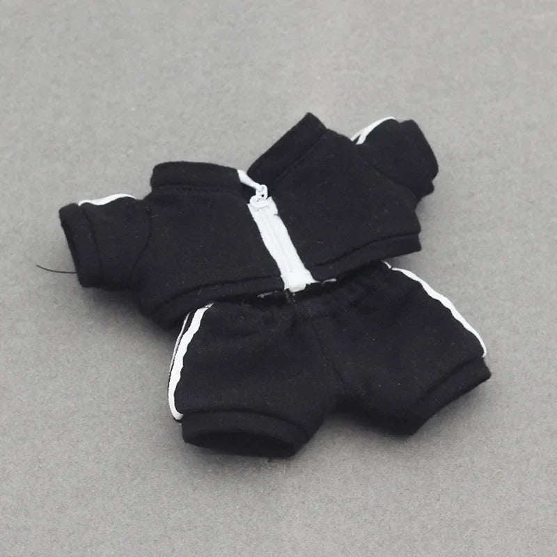 Fashion Sports Outfit for 15cm/17cm Labubu Dolls – Peaked Cap Suit Ropa Labubu Doll Clothes Accessories