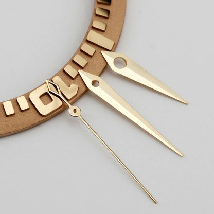 NH35 NH38 Polished Dauphine Watch Hands – 10x14x15mm Presage Cocktail Style Watch Needles & Pointers