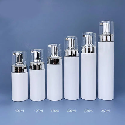 Refillable Plastic Foamer Pump Bottle - Soap & Cleanser Dispenser, 100ml/120ml/150ml Empty Hand Sanitizer Bottle
