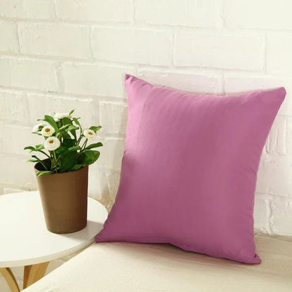 40x40cm Solid Color Cushion Cover - Sofa Backrest Pillowcase for Living Room, Home Decor & Household Comfort