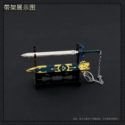 12CM Legend of Zelda Master Sword – Full Metal Craft Ornament with Sheath