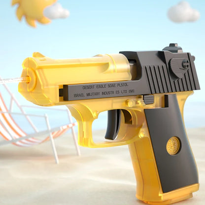 Summer Water Gun - High-Pressure Non-Electric Automatic Water Pistol Beach Toy for Kids