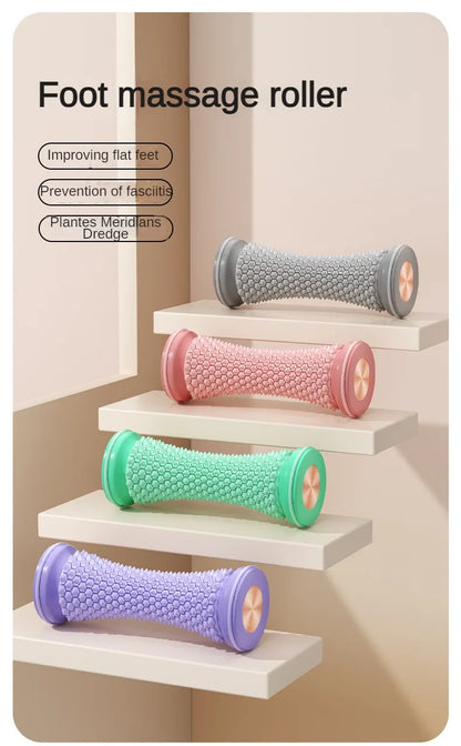 Foot Massage Roller & Yoga Massage Ball – Plantar Fascia & Muscle Relaxation Manual Foot Massager