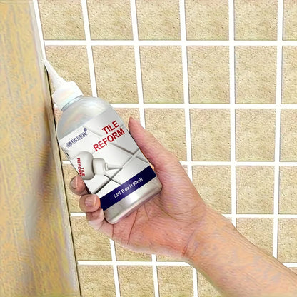 Tile Grout Repair Pen - Waterproof Mildew-Resistant Seam Refinisher for Bathroom, Kitchen, Floors & Walls