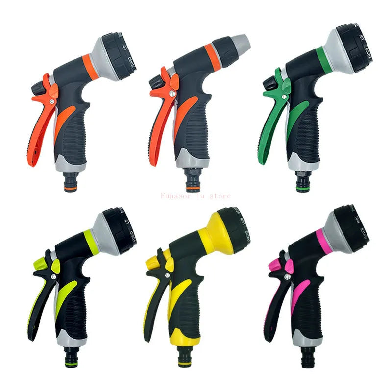 Multi-Function Hand-Held Hose Sprinkle Nozzle - High-Pressure Durable Tools for Lawn Watering, Car Wash, and Garden