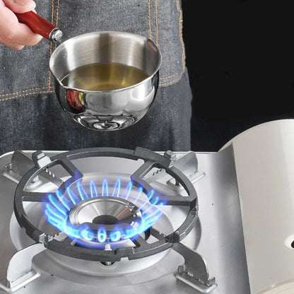 Stainless Steel Saucepan – Hot Oil & Milk Pan for Boiling, Melting & Kitchen Cooking