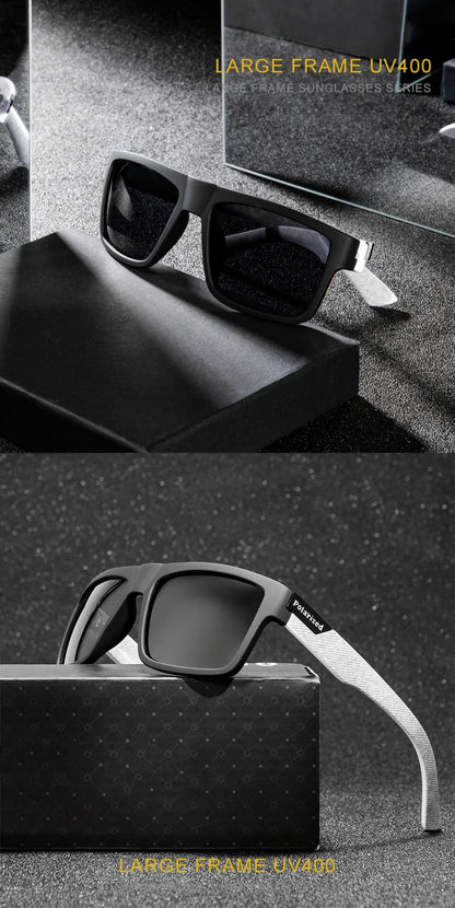 2024 Polarized Men’s Sunglasses – Designer Driving Shades, Retro UV400 Sun Glasses for Men & Women