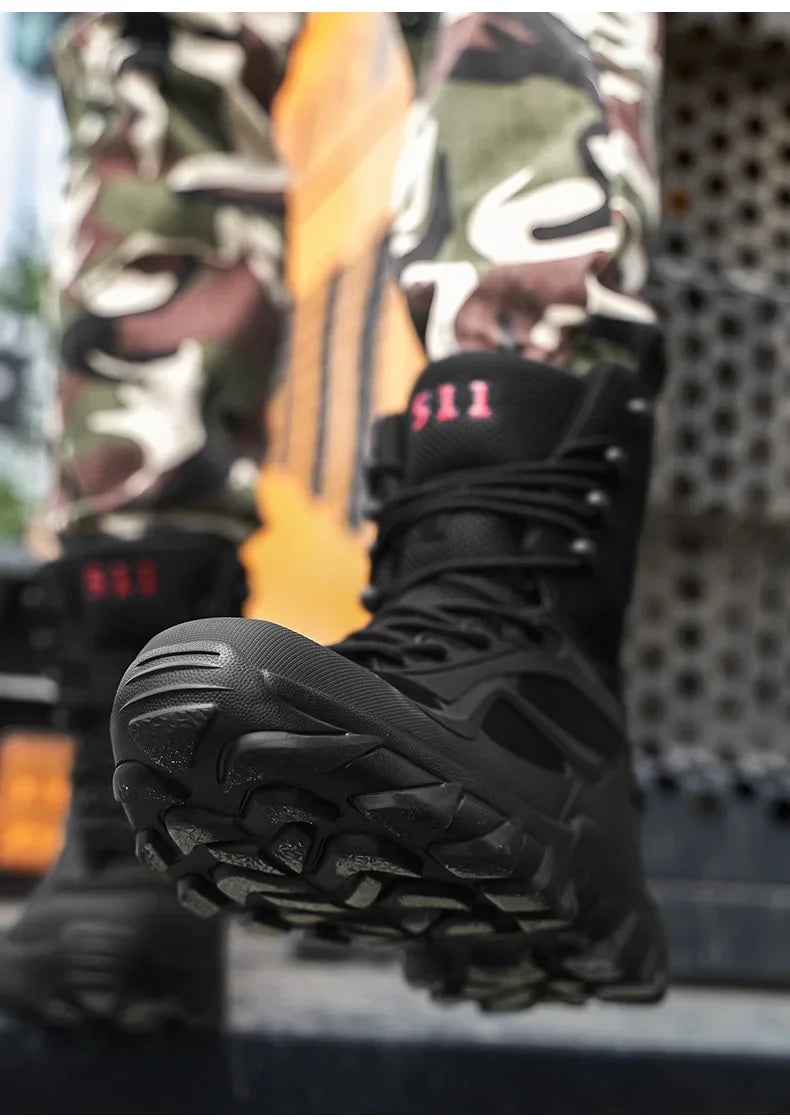 Men's Tactical Boots - Lightweight Autumn Special Forces Field Boots, Non-Slip Outdoor Shoes for Men (Zapatillas Hombre)