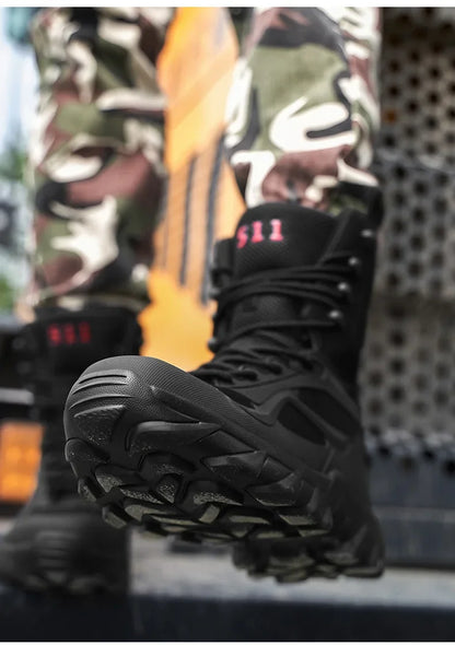 Men's Tactical Boots - Lightweight Autumn Special Forces Field Boots, Non-Slip Outdoor Shoes for Men (Zapatillas Hombre)