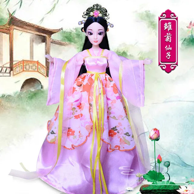 Ancient Dress Imperial Concubine Doll – Jointed Princess Fairy Suit with Clothes