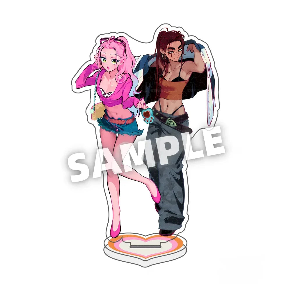 Anime Alien Stage Acrylic Stand Figure - Ivan Till Luka Sua Mizi Desktop Ornament Keychain Collectible Gift