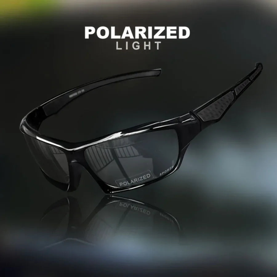 Fashion Polarized Sports Sunglasses — Round Metal Frame UV400 Eyewear for Men & Women, UV Protection
