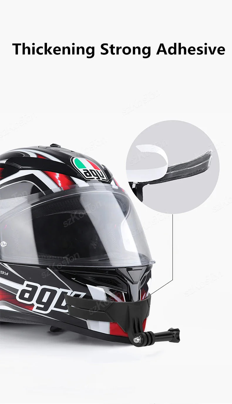 Motorcycle Helmet Chin Mount for Action Cameras – Full Face Holder for GoPro 13–8 & DJI Action 5/4