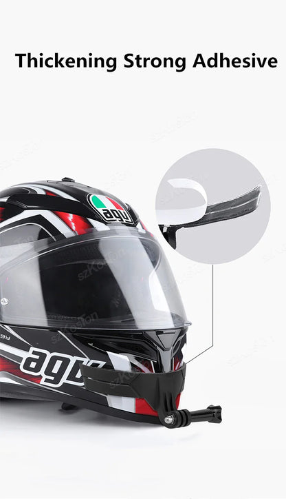 Motorcycle Helmet Chin Mount for Action Cameras – Full Face Holder for GoPro 13–8 & DJI Action 5/4