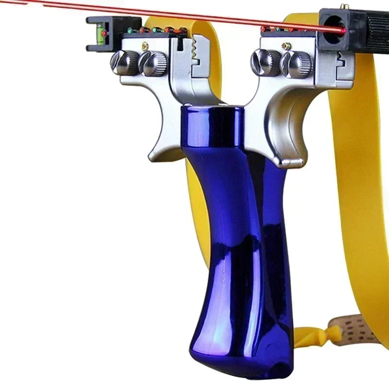 Laser Pointing Slingshot – 10 Style High Precision Aiming Catapult for Outdoor Hunting & Target Shooting Accessories