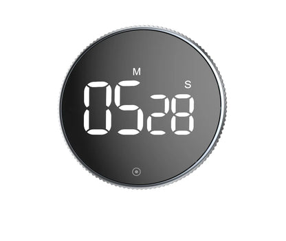 LED Digital Kitchen Timer - Magnetic Electronic Cooking Countdown Clock with Stopwatch and Alarm
