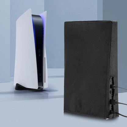 Vertical/Horizontal Dust Cover for PS5 Slim Console – Anti-Scratch Waterproof Protective Sleeve, Removable 1680D Oxford