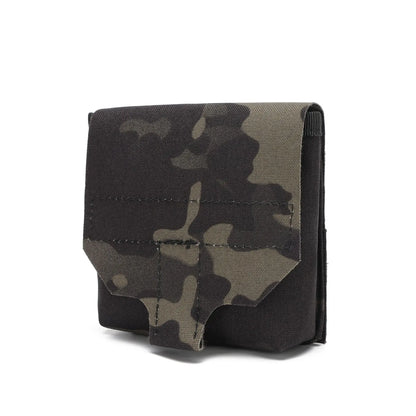 Tactical Mini MOLLE Utility Pouch - IFAK Medical EDC Gear Bag with Flashlight & Earplug Holder