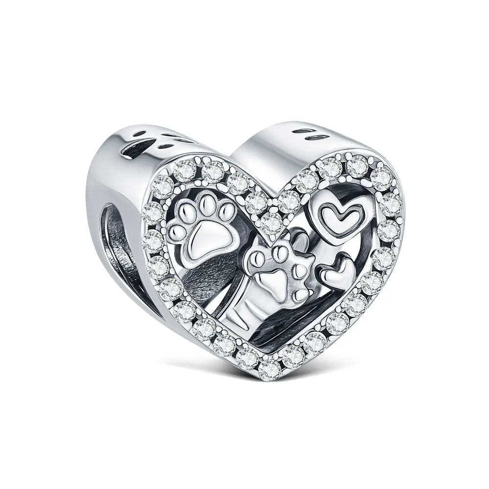 925 Sterling Silver Robot & Sea Turtle Charms Pendant — Moon Bead Bracelet Accessory, DIY Fashion Jewelry Gift for Women