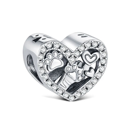 925 Sterling Silver Robot & Sea Turtle Charms Pendant — Moon Bead Bracelet Accessory, DIY Fashion Jewelry Gift for Women