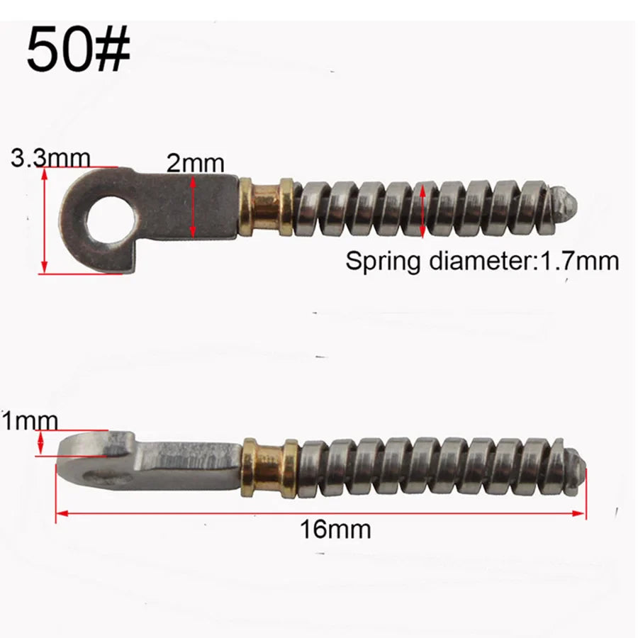 100pcs Glasses Spring Insert Hinges – Eyeglasses Repair & Replacement Accessories