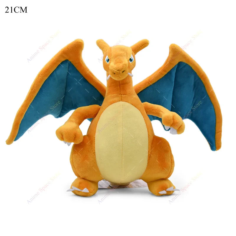 Anime Shiny Pokémon Plush Toys — Charizard, Mega Evolution X, Articuno & Lucario Stuffed Dolls Christmas Gift for Kids