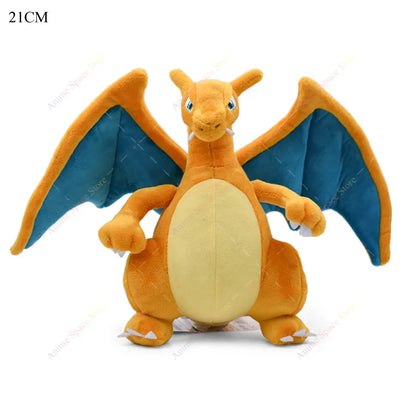 Anime Shiny Pokémon Plush Toys — Charizard, Mega Evolution X, Articuno & Lucario Stuffed Dolls Christmas Gift for Kids