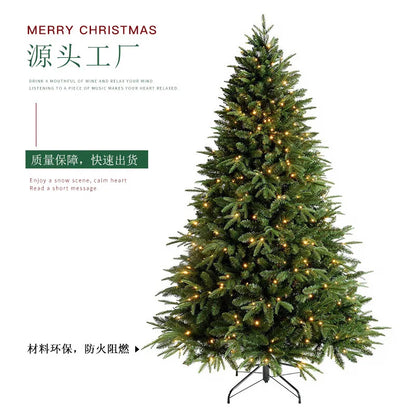 High-End PE Mixed Artificial Christmas Tree — 1.2m & 1.8m Decorative Holiday Tree for Gifts & Home Decor
