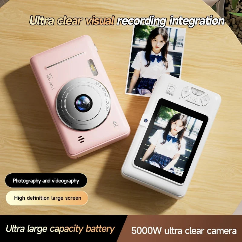 Xiaomi Mijia 4K Digital Camera - 50MP HD Retro Compact Camera with Dual Flash, Auto Focus & Portable Entry-Level Design