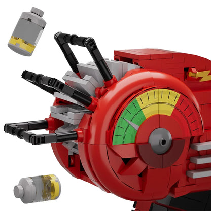 Call of Duty Ray Gun Building Blocks - MOC Red DIY Game Model Brick Kit & Collectible Gift