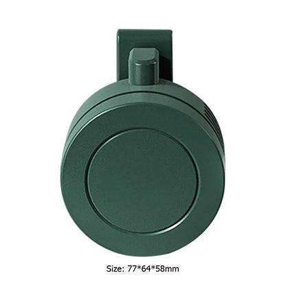 Portable Rechargeable Waist Fan – Wearable Mini Clip Belt Fan with 3 Speeds for Outdoor Work, Travel, Farming & Fishing