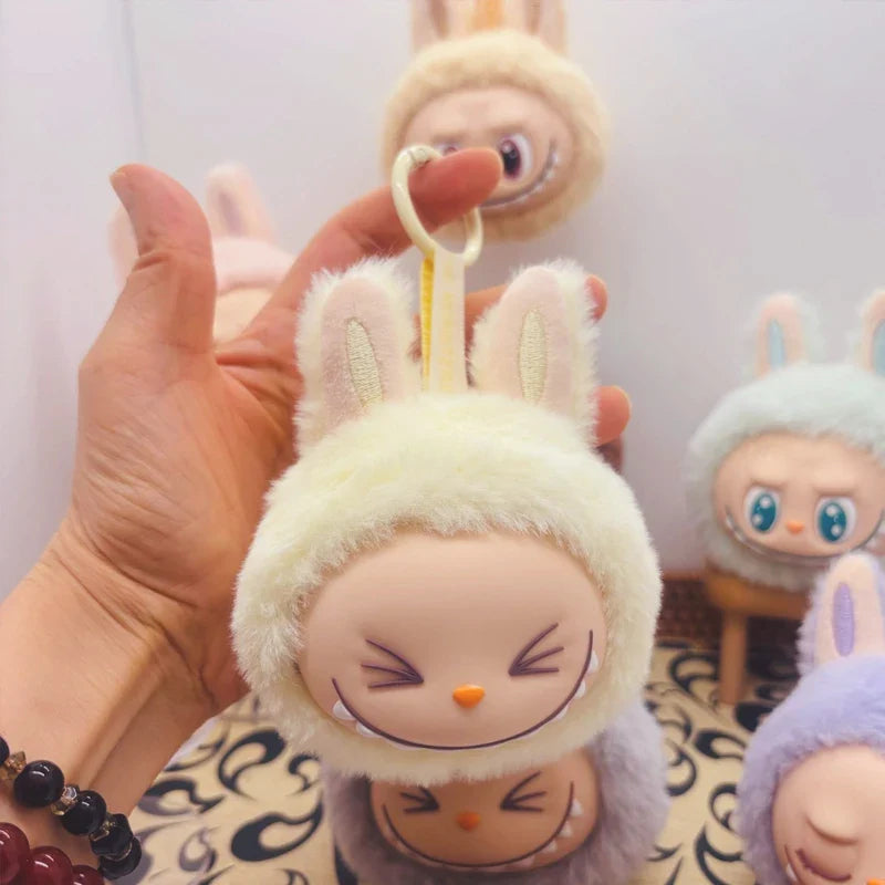 Labubu 2nd Gen Multi-Color Cute Doll Head Plush Toy — Backpack Pendant Keychain Anime Gift Box