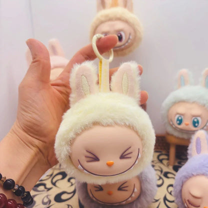 Labubu 2nd Gen Multi-Color Cute Doll Head Plush Toy — Backpack Pendant Keychain Anime Gift Box