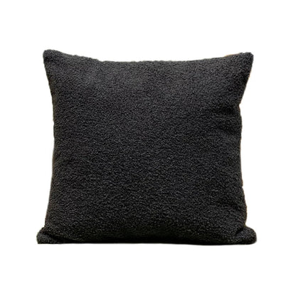 Plush Decorative Throw Pillow Cover 45x45cm – Soft Sofa Cushion Case for Living Room Home Décor Pillowcase