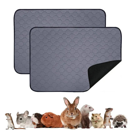Washable Guinea Pig Cage Lining - Reusable Non-Slip Urinary Pad for Guinea Pig, Cat, and Dog Beds - Comfortable & Hygienic
