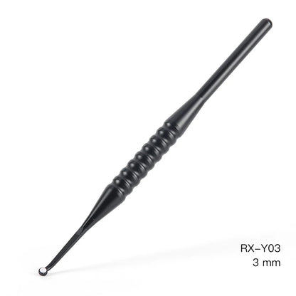 AZDENT Dental Micro Mouth Mirror – 2mm/3mm/5mm Anti-Fog Odontoscope with Detachable Handle for Oral Check