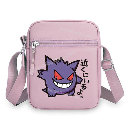 Pokemon Pikachu Cartoon Shoulder Bag – Large Crossbody Messenger Bag for Boys & Girls School Handbag