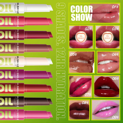 MLSMILE Multi-Color Silky Click Hydrating Lip Gloss – High-Shine, Long-Lasting Radiant Lip Care