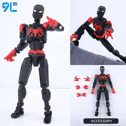 9L3D Superman & Batman Action Figures – Multi-Jointed Poseable LUCKY13 Titan13 Collectible Hero Toys