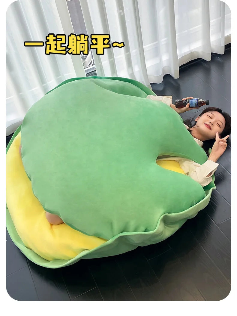Wearable Turtle Shell Plush Pillow — Soft Stuffed Tortoise Costume Cushion, Funny Plush Toy & Dress-Up Accessory