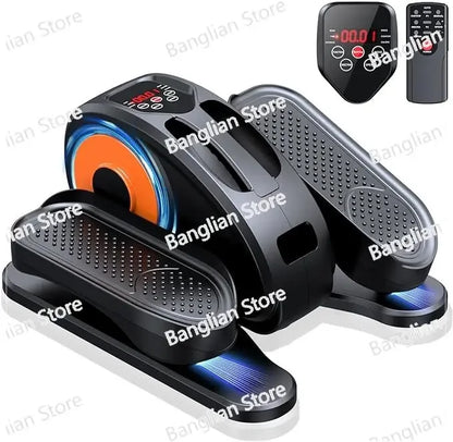 Quiet & Portable Elliptical Machine – Electric Seated Pedal Exerciser with Remote Control, 12 Adjustable Speeds