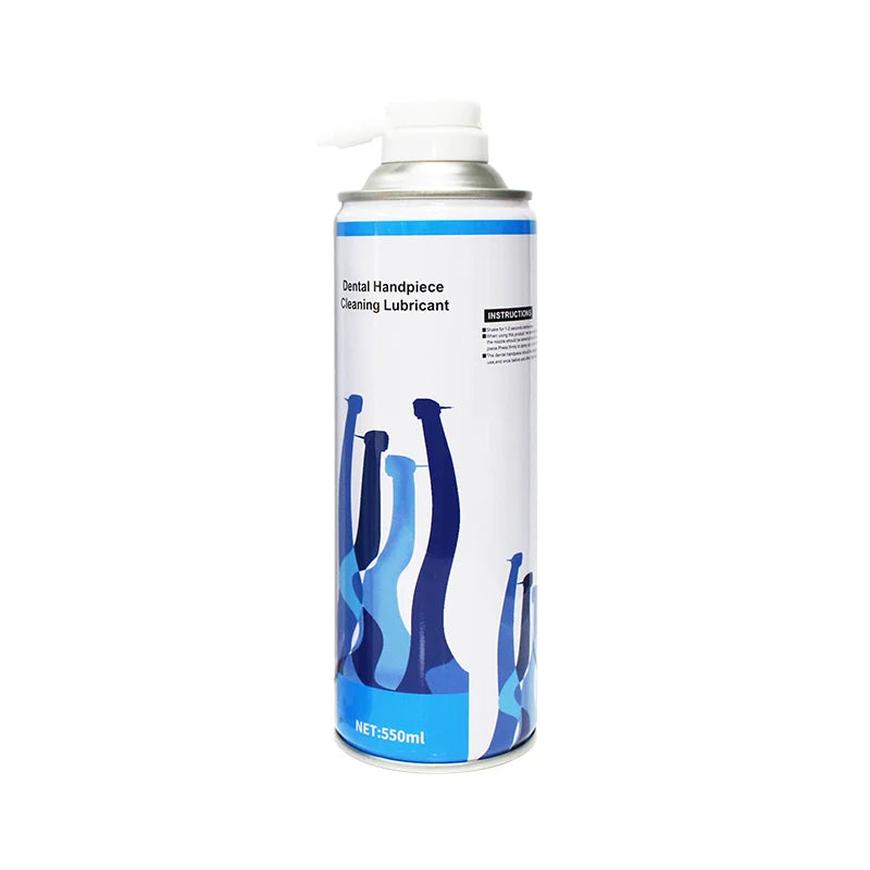 Dental Handpiece Cleaning Lubricant Spray – 300/550ml Oil for Handpiece Maintenance & Dentistry Lab Supply